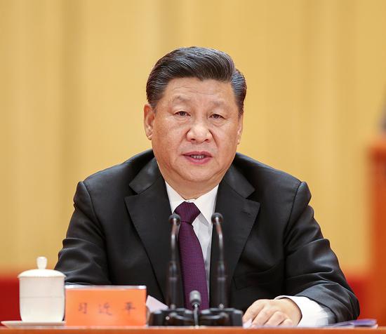 12月18日,庆祝改革开放40周年大会在北京人民大会堂隆重举行。中共中央总书记、国家主席、中央军委主席习近平在大会上发表重要讲话。 新华社记者 姚大伟 摄
